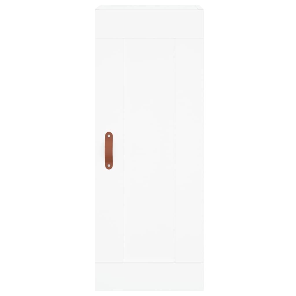 Hoge kast 34,5x34x180 cm bewerkt hout wit is nu te koop bij PeponiXL, paradijselijk wonen!