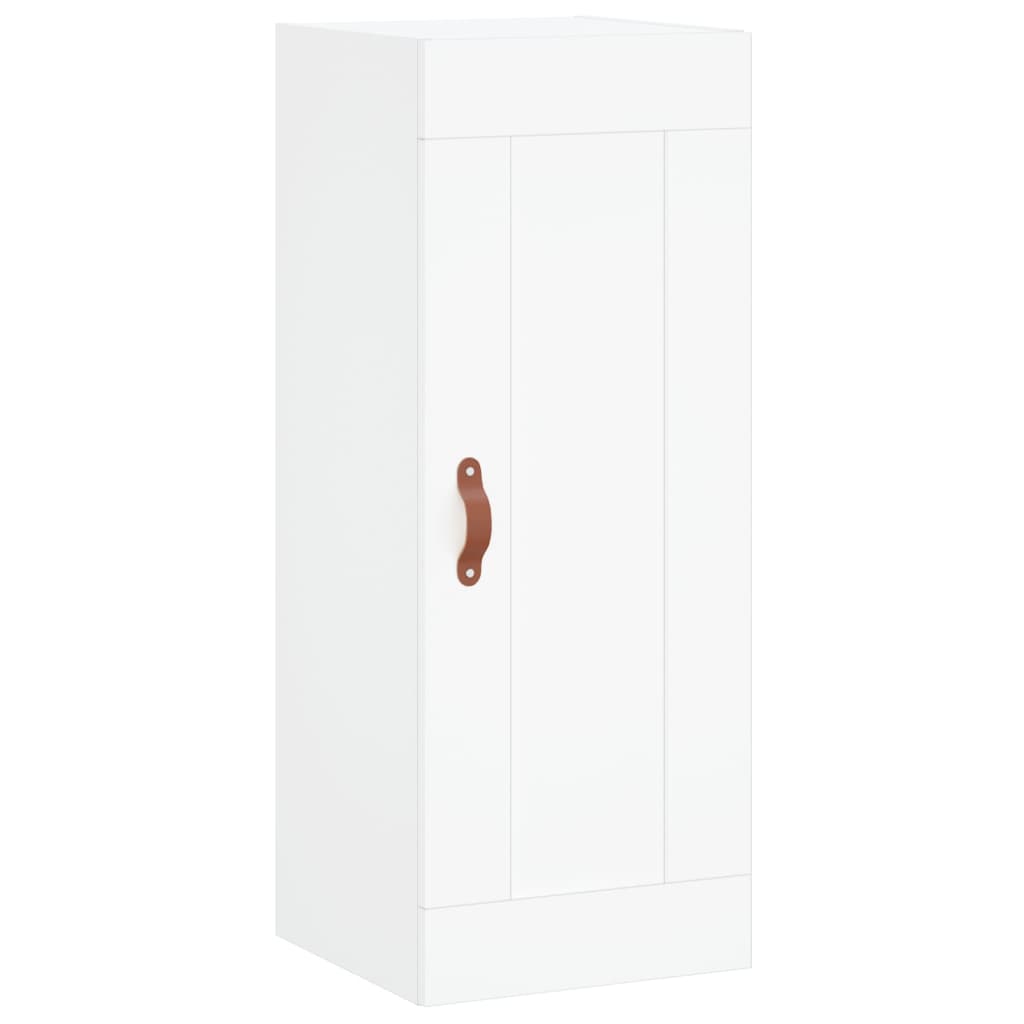 Hoge kast 34,5x34x180 cm bewerkt hout wit is nu te koop bij PeponiXL, paradijselijk wonen!