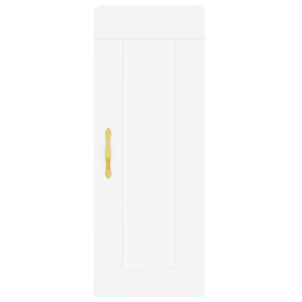 Hoge kast 34,5x34x180 cm bewerkt hout wit is nu te koop bij PeponiXL, paradijselijk wonen!