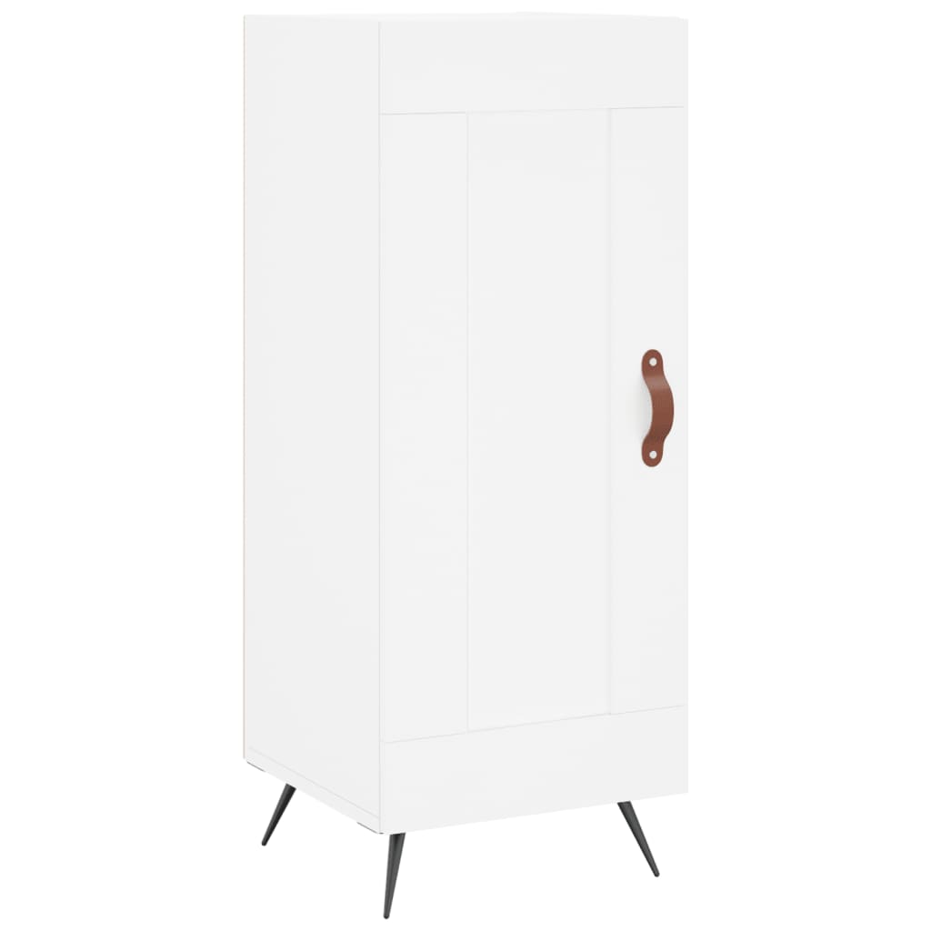 Hoge kast 34,5x34x180 cm bewerkt hout wit is nu te koop bij PeponiXL, paradijselijk wonen!