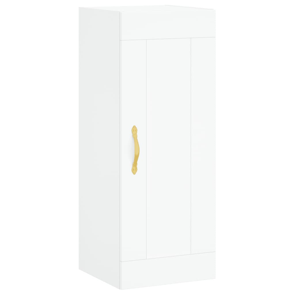 Hoge kast 34,5x34x180 cm bewerkt hout wit is nu te koop bij PeponiXL, paradijselijk wonen!