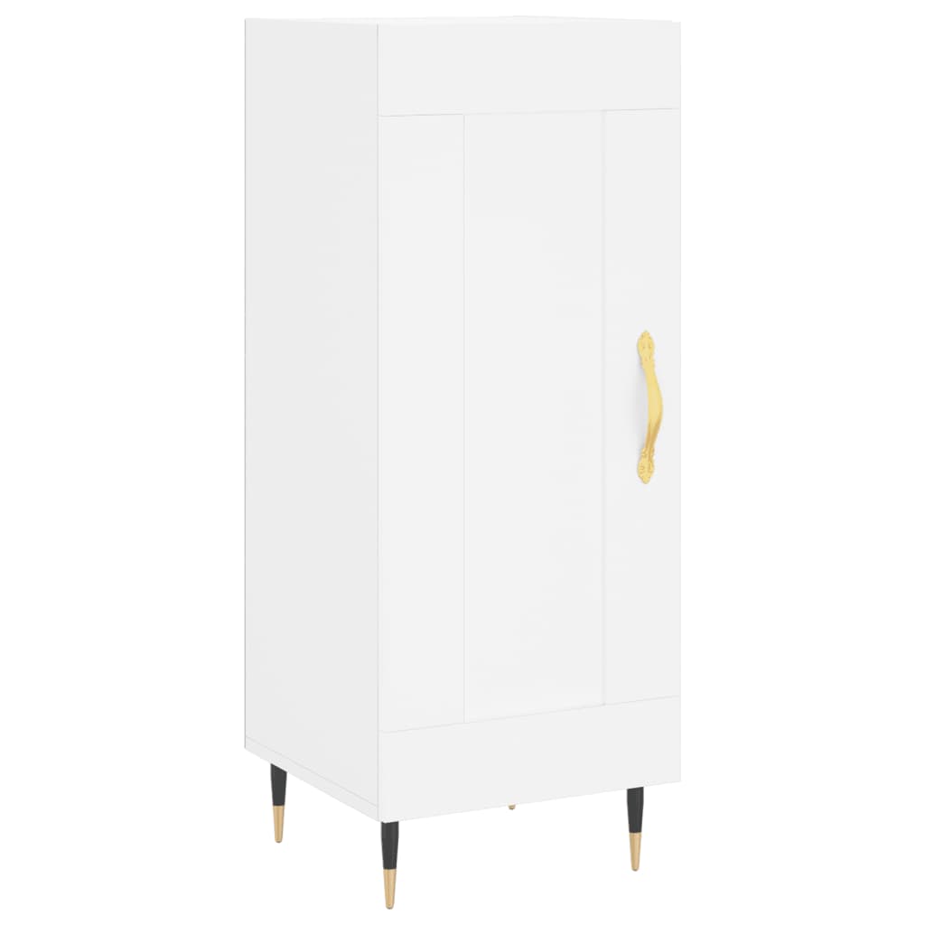 Hoge kast 34,5x34x180 cm bewerkt hout wit is nu te koop bij PeponiXL, paradijselijk wonen!