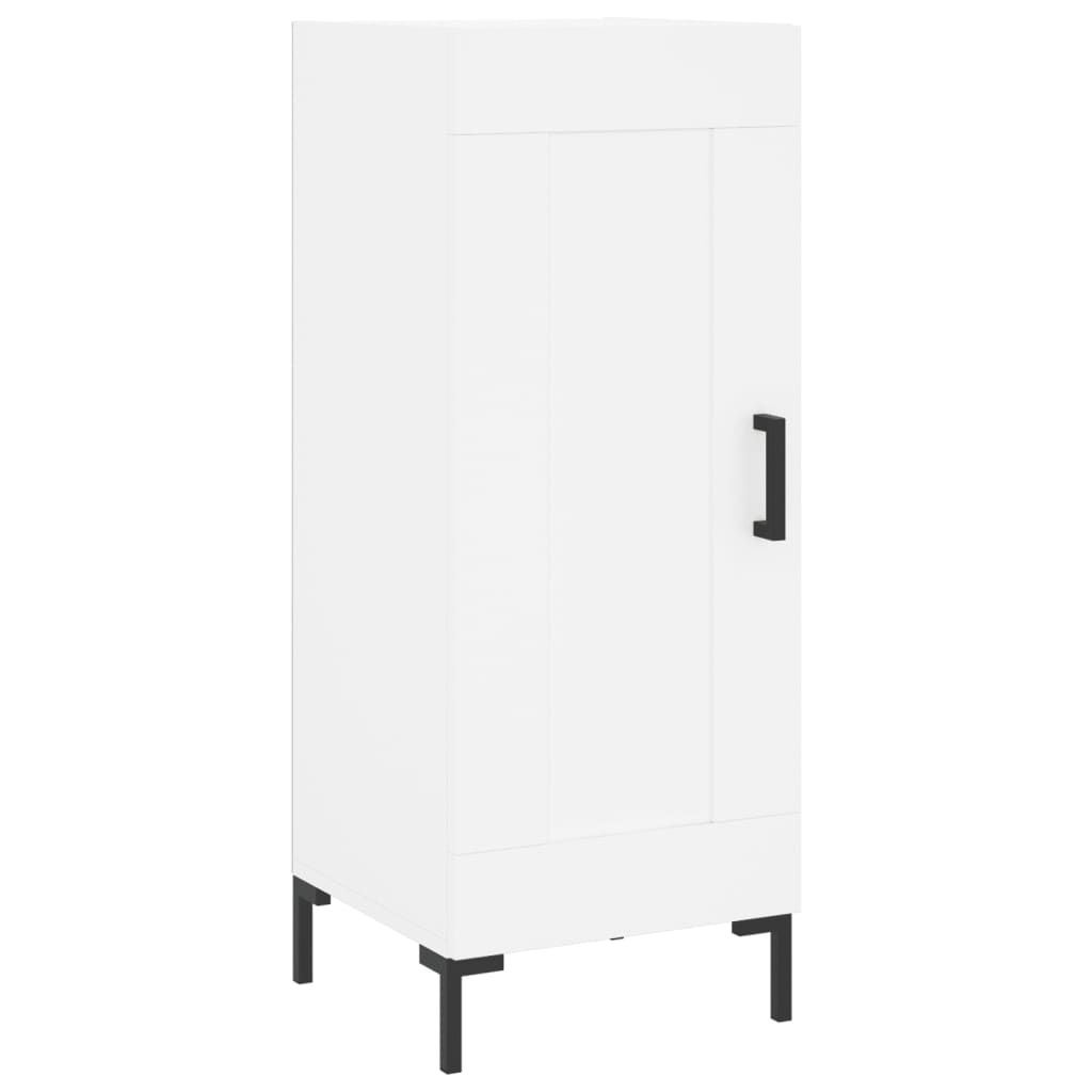 Hoge kast 34,5x34x180 cm bewerkt hout wit is nu te koop bij PeponiXL, paradijselijk wonen!
