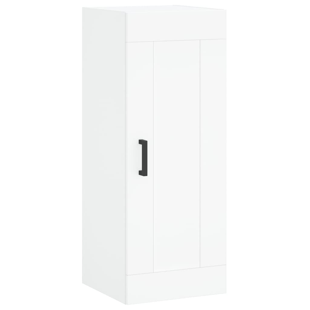 Hoge kast 34,5x34x180 cm bewerkt hout wit is nu te koop bij PeponiXL, paradijselijk wonen!