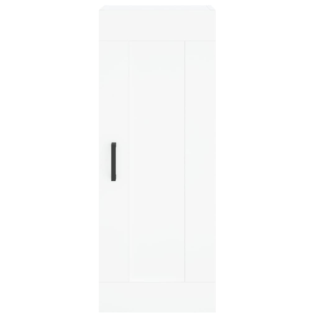 Hoge kast 34,5x34x180 cm bewerkt hout wit is nu te koop bij PeponiXL, paradijselijk wonen!