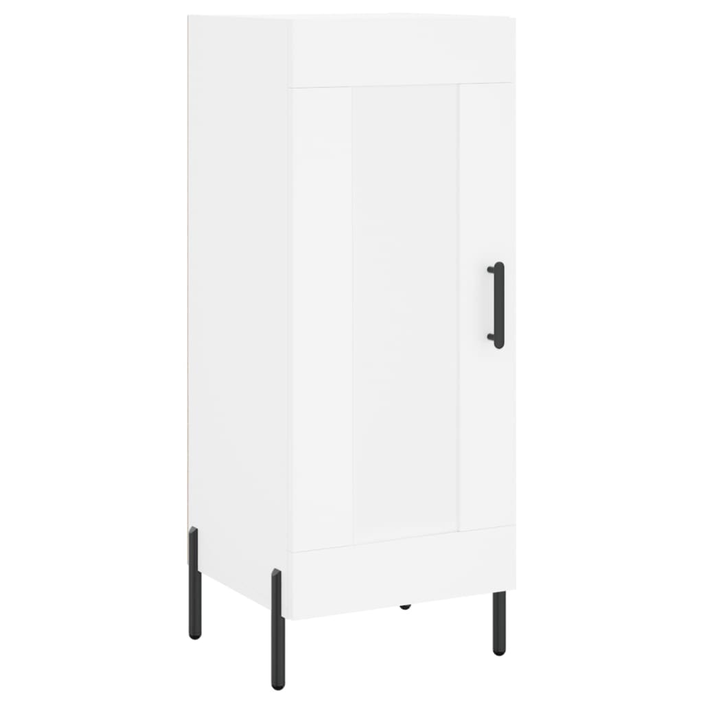 Hoge kast 34,5x34x180 cm bewerkt hout wit is nu te koop bij PeponiXL, paradijselijk wonen!
