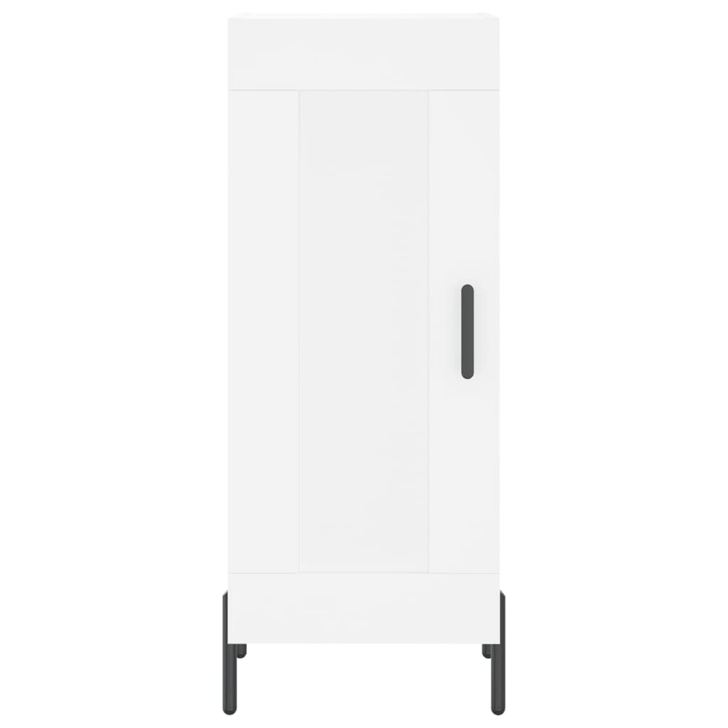 Hoge kast 34,5x34x180 cm bewerkt hout wit is nu te koop bij PeponiXL, paradijselijk wonen!