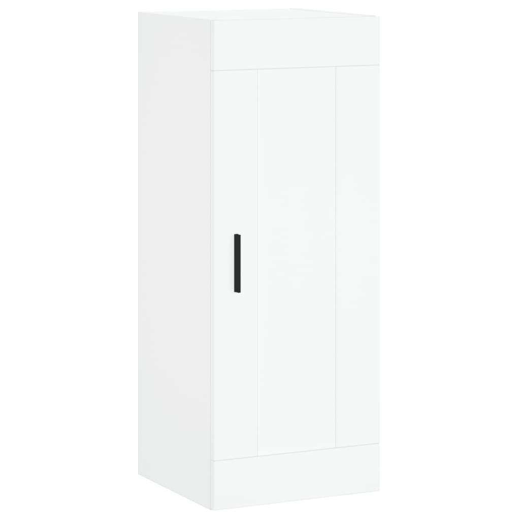 Hoge kast 34,5x34x180 cm bewerkt hout wit is nu te koop bij PeponiXL, paradijselijk wonen!