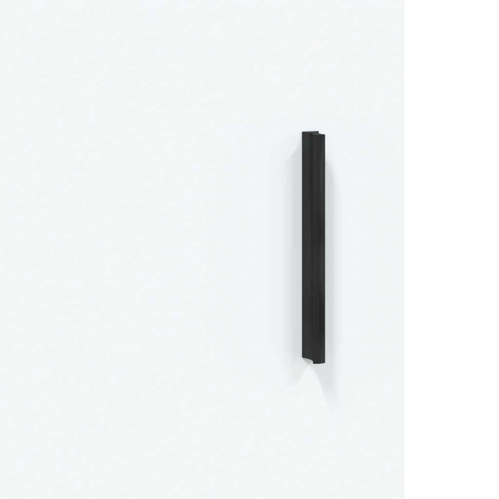 Hoge kast 34,5x34x180 cm bewerkt hout wit is nu te koop bij PeponiXL, paradijselijk wonen!