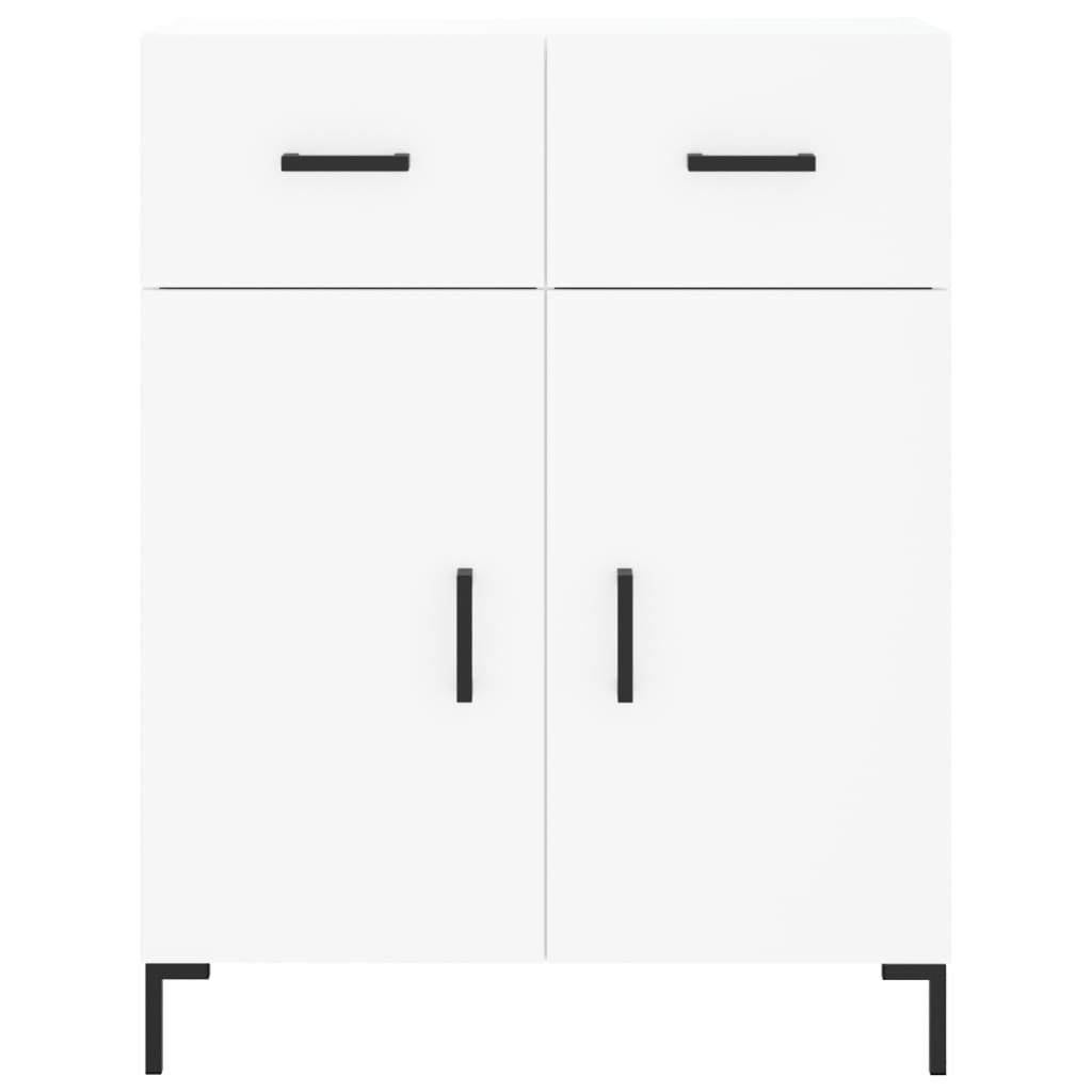 Hoge kast 69,5x34x180 cm bewerkt hout wit is nu te koop bij PeponiXL, paradijselijk wonen!