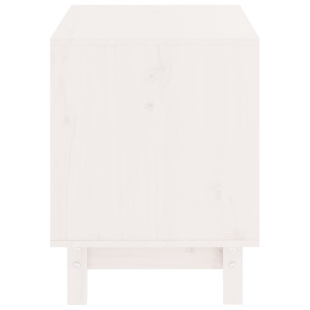 Hondenhok 50x40x52 cm massief grenenhout wit is nu te koop bij PeponiXL, paradijselijk wonen!