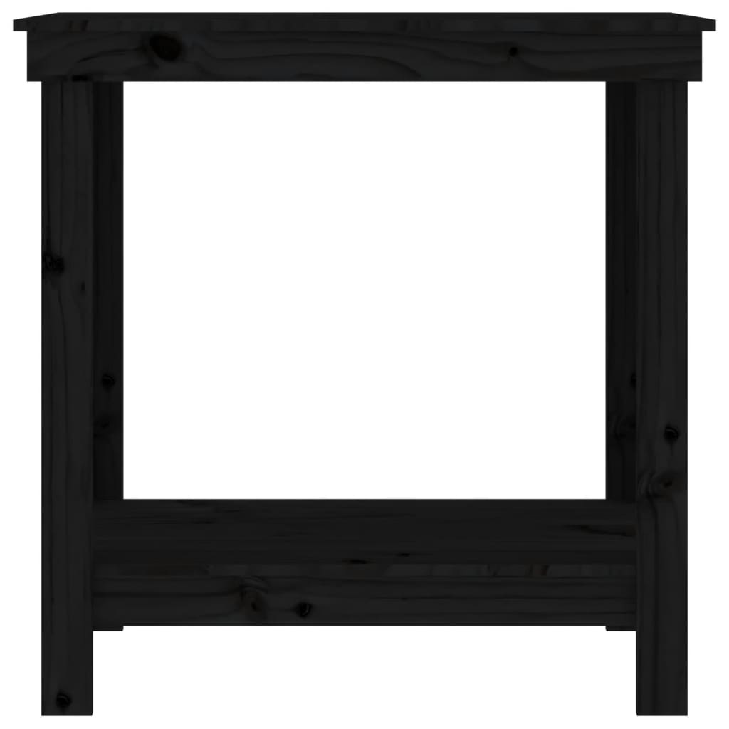werkbank 80x50x80 cm massief grenenhout zwart is nu te koop bij PeponiXL, paradijselijk wonen!