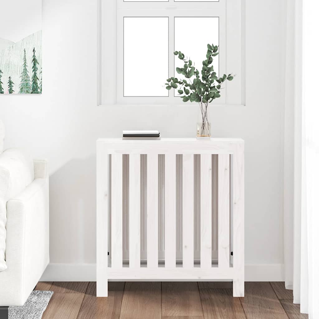 Radiatorombouw 79,5x19x84 cm massief grenenhout wit is nu te koop bij PeponiXL, paradijselijk wonen!