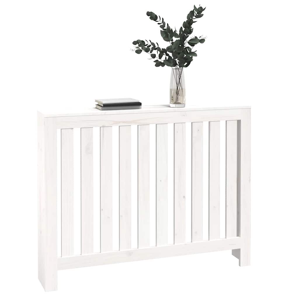 Radiatorombouw 108,5x19x84 cm massief grenenhout wit is nu te koop bij PeponiXL, paradijselijk wonen!