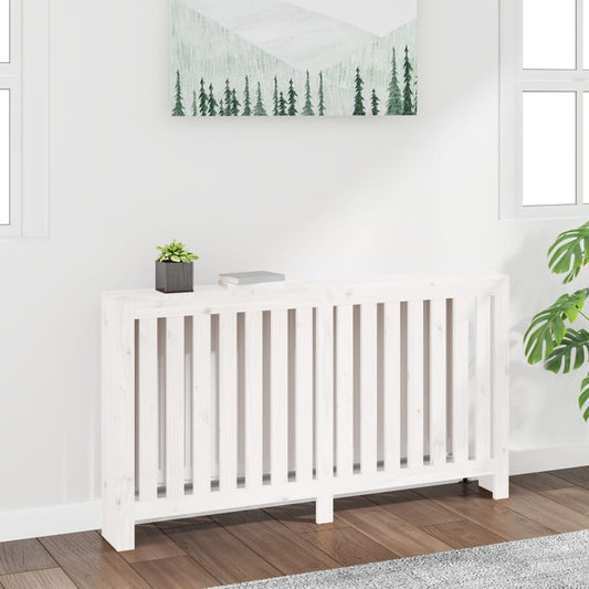 Radiatorombouw 153x19x84 cm massief grenenhout wit is nu te koop bij PeponiXL, paradijselijk wonen!