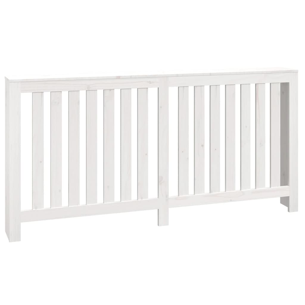 Radiatorombouw 169x19x84 cm massief grenenhout wit is nu te koop bij PeponiXL, paradijselijk wonen!