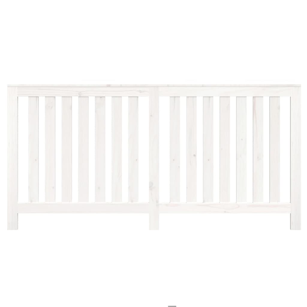 Radiatorombouw 169x19x84 cm massief grenenhout wit is nu te koop bij PeponiXL, paradijselijk wonen!