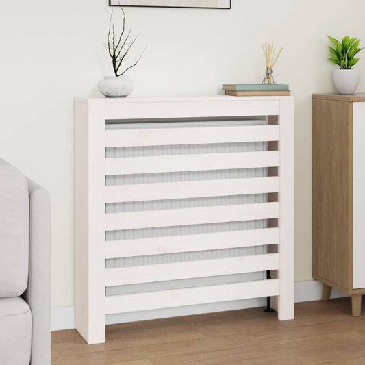 Radiatorombouw 79,5x19x84 cm massief grenenhout wit is nu te koop bij PeponiXL, paradijselijk wonen!