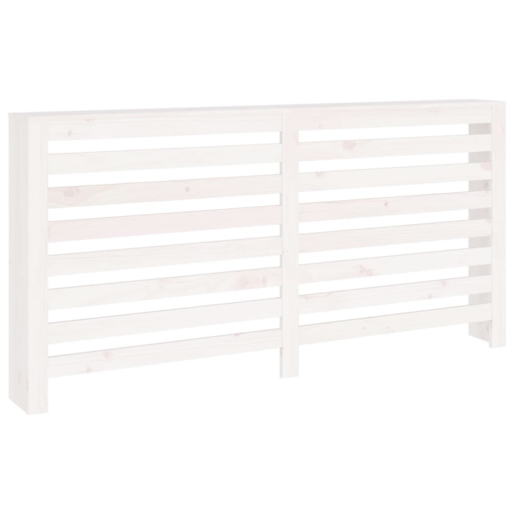 Radiatorombouw 169x19x84 cm massief grenenhout wit is nu te koop bij PeponiXL, paradijselijk wonen!