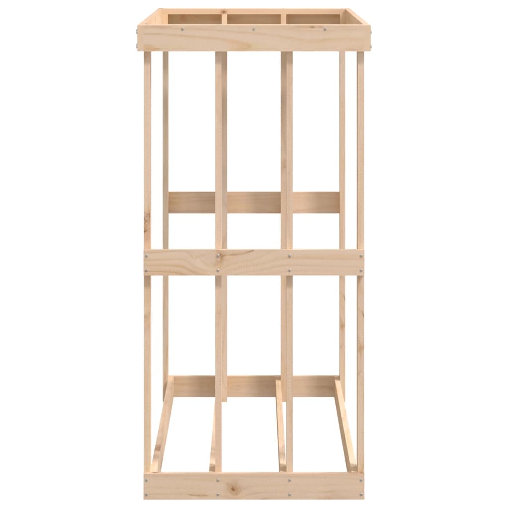 Houtblokhouder 108x52x106 cm massief grenenhout is nu te koop bij PeponiXL, paradijselijk wonen!