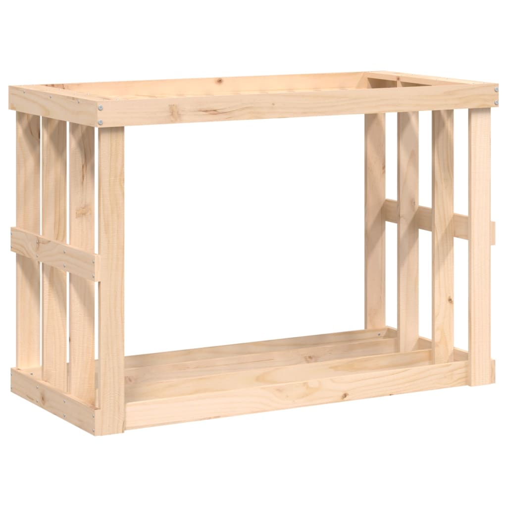 Houtblokhouder 108x52x74 cm massief grenenhout is nu te koop bij PeponiXL, paradijselijk wonen!