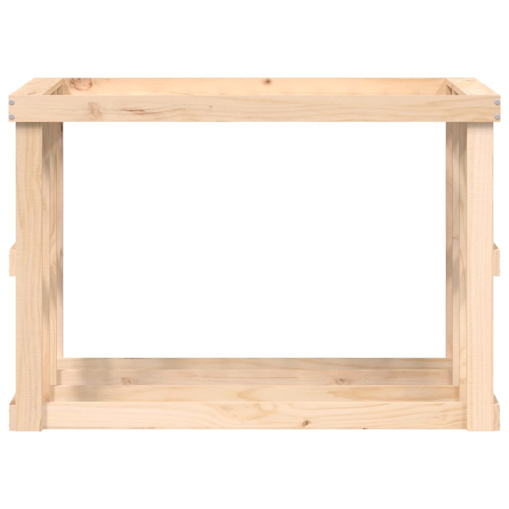 Houtblokhouder 108x52x74 cm massief grenenhout is nu te koop bij PeponiXL, paradijselijk wonen!