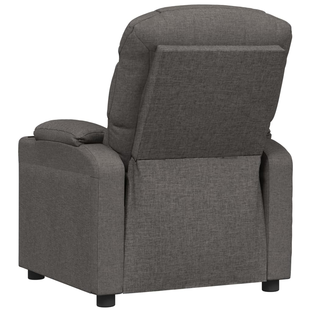Fauteuil elektrisch verstelbaar stof donkergrijs is nu te koop bij PeponiXL, paradijselijk wonen!