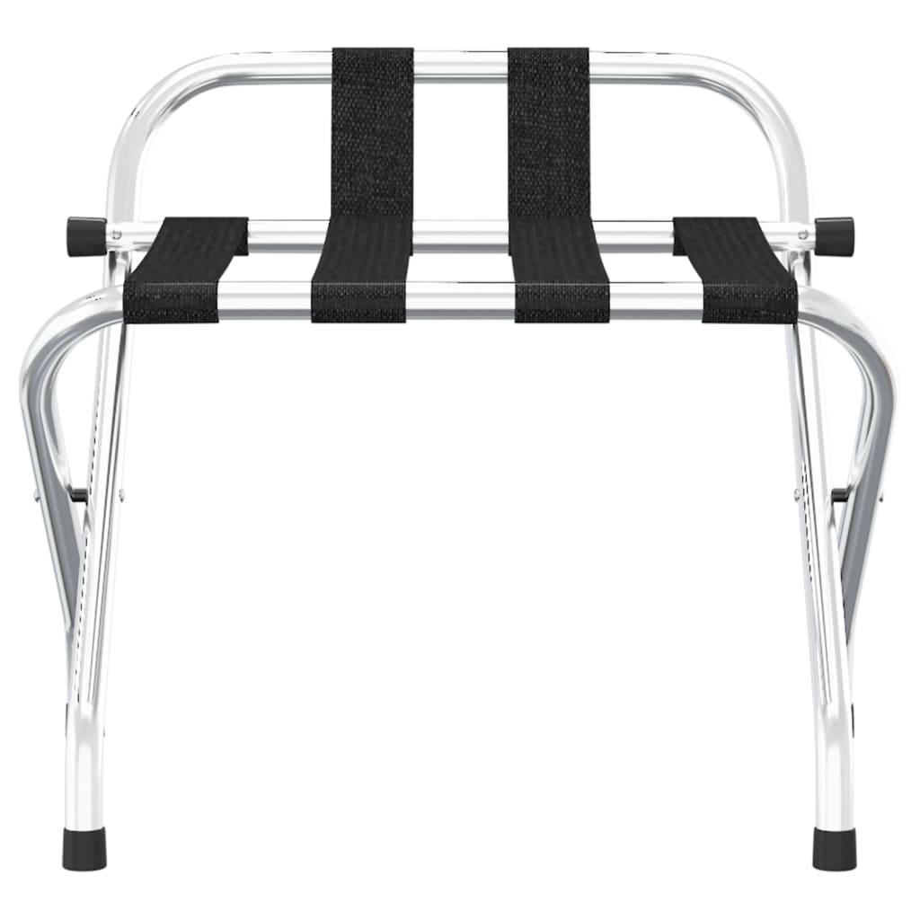 Bagagerek met rugleuning zilver 56x39x52cm is nu te koop bij PeponiXL, paradijselijk wonen!
