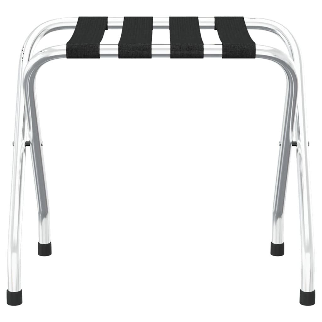Bagagerek 56x40x49 cm zwart en zilver is nu te koop bij PeponiXL, paradijselijk wonen!
