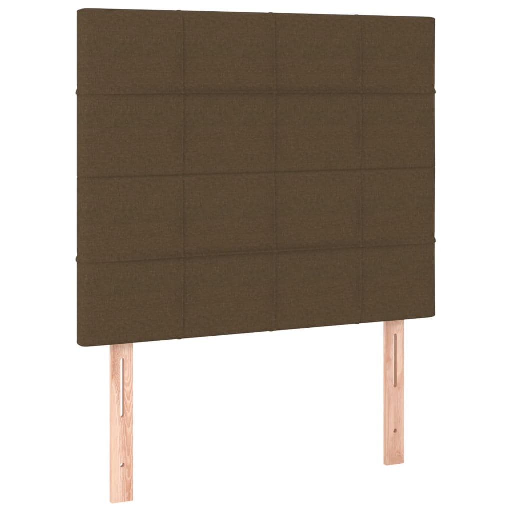 Boxspring met matras stof donkerbruin 120x200 cm is nu te koop bij PeponiXL, paradijselijk wonen!