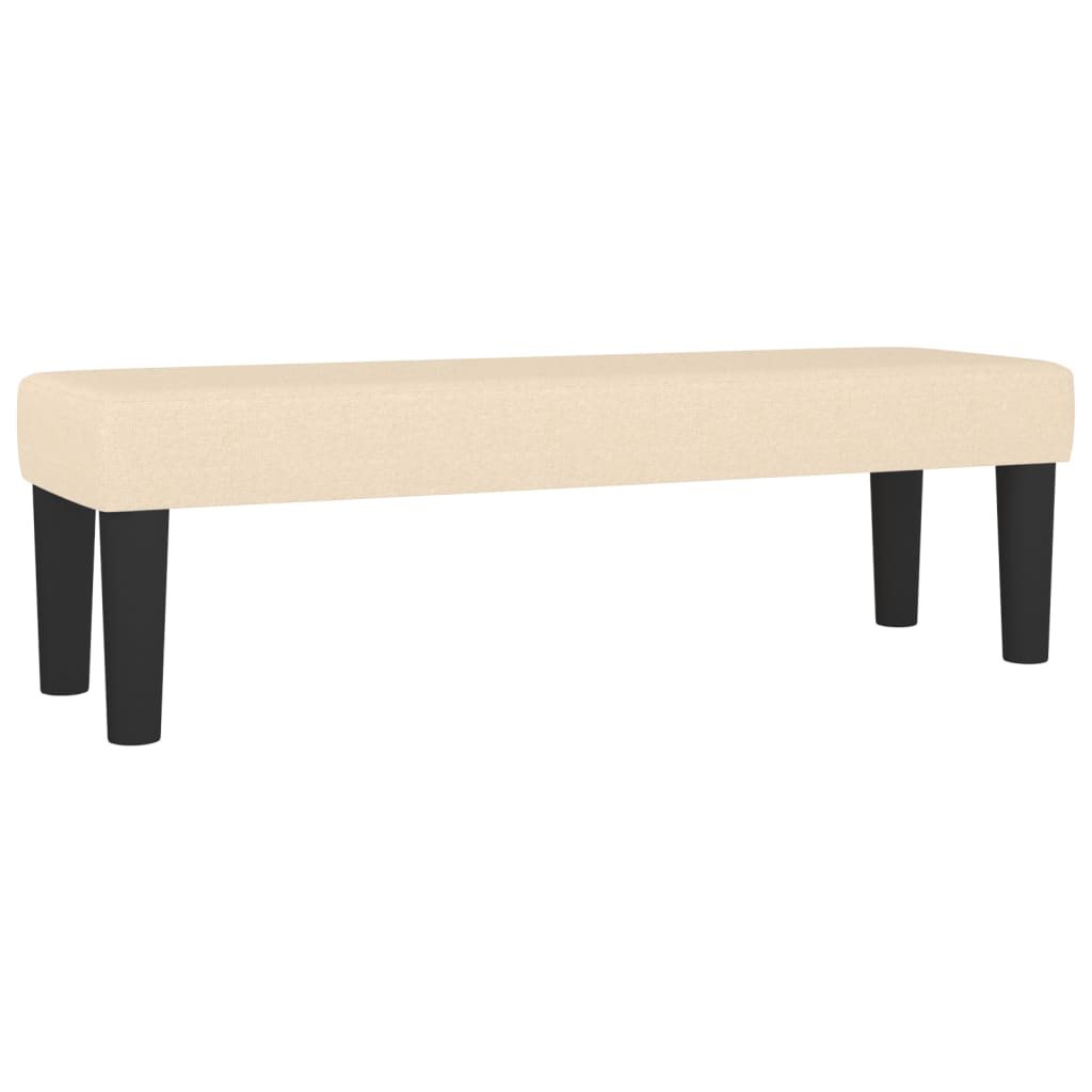 Boxspring met matras stof crèmekleurig 140x200 cm is nu te koop bij PeponiXL, paradijselijk wonen!