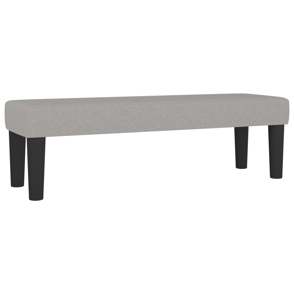 Boxspring met matras stof lichtgrijs 200x200 cm is nu te koop bij PeponiXL, paradijselijk wonen!
