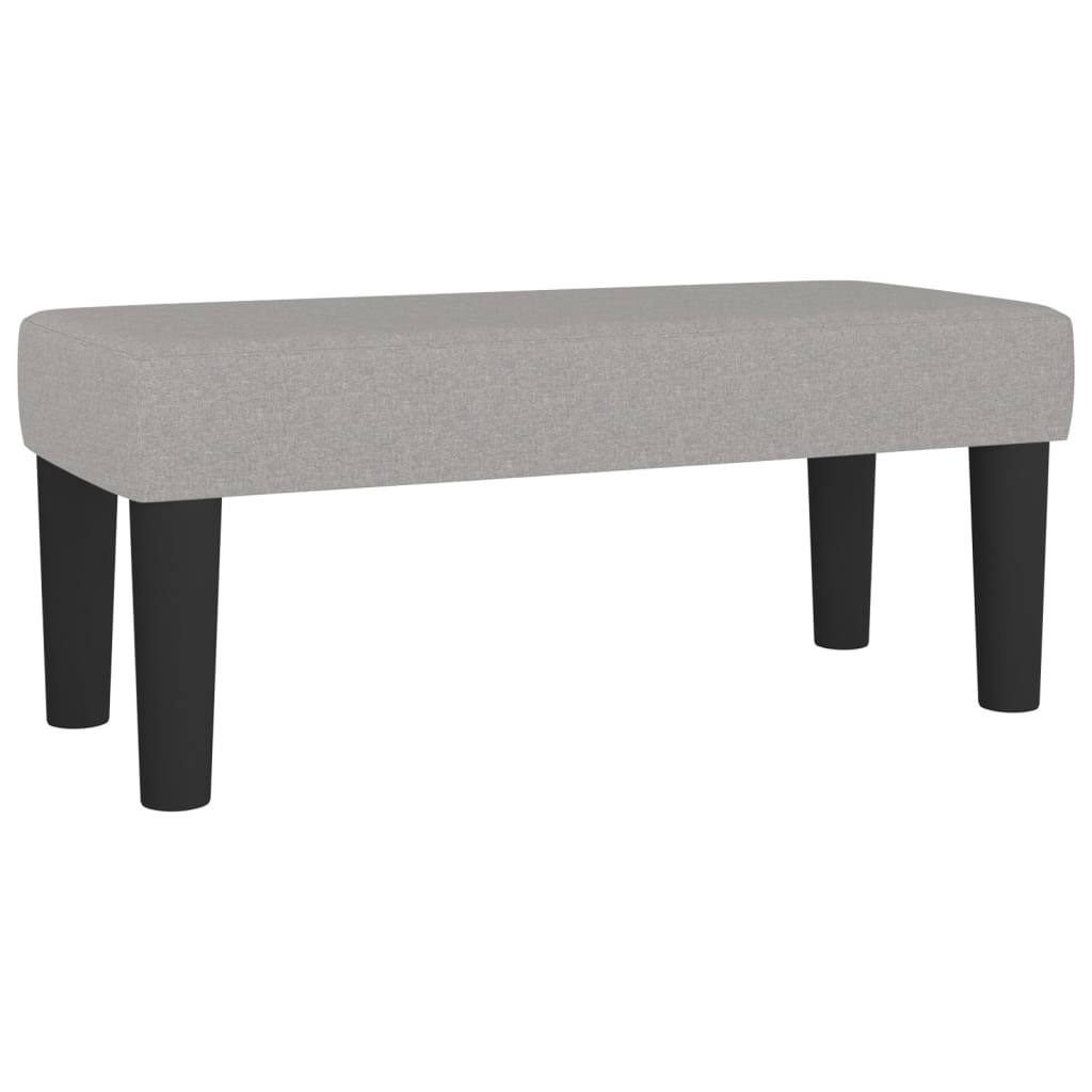 Boxspring met matras stof lichtgrijs 80x200 cm is nu te koop bij PeponiXL, paradijselijk wonen!