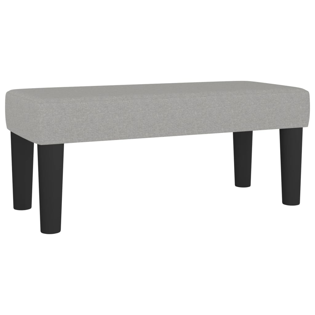 Boxspring met matras stof lichtgrijs 90x190 cm is nu te koop bij PeponiXL, paradijselijk wonen!