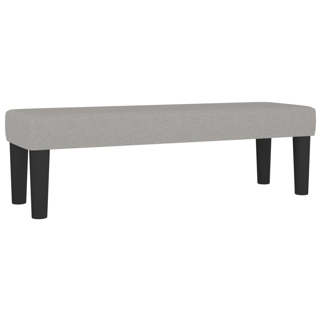 Boxspring met matras stof lichtgrijs 160x200 cm is nu te koop bij PeponiXL, paradijselijk wonen!