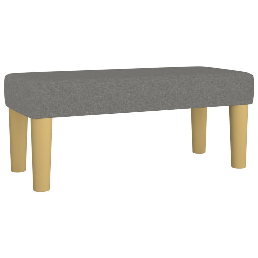 Boxspring met matras stof donkergrijs 100x200 cm is nu te koop bij PeponiXL, paradijselijk wonen!