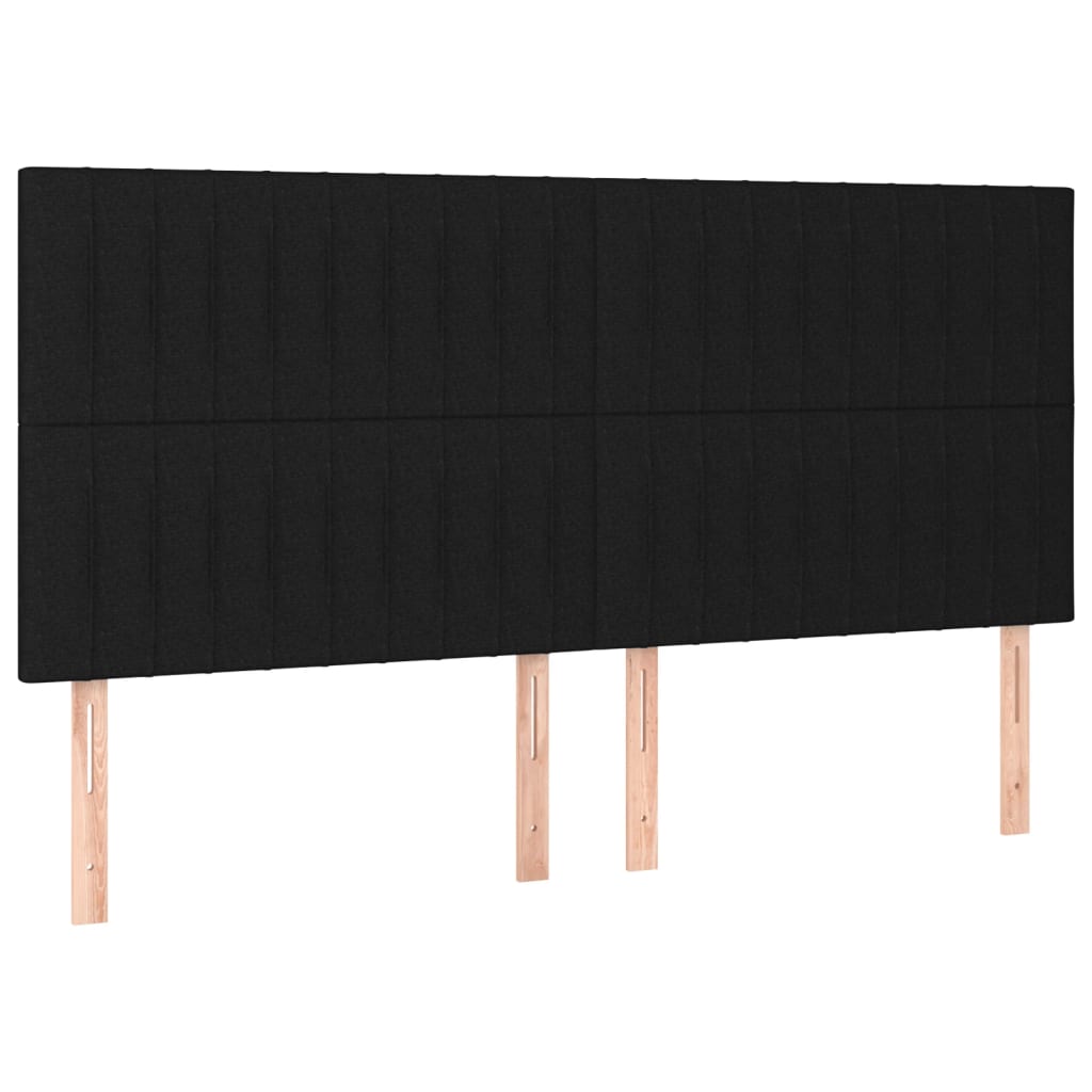 Boxspring met matras stof zwart 180x200 cm is nu te koop bij PeponiXL, paradijselijk wonen!