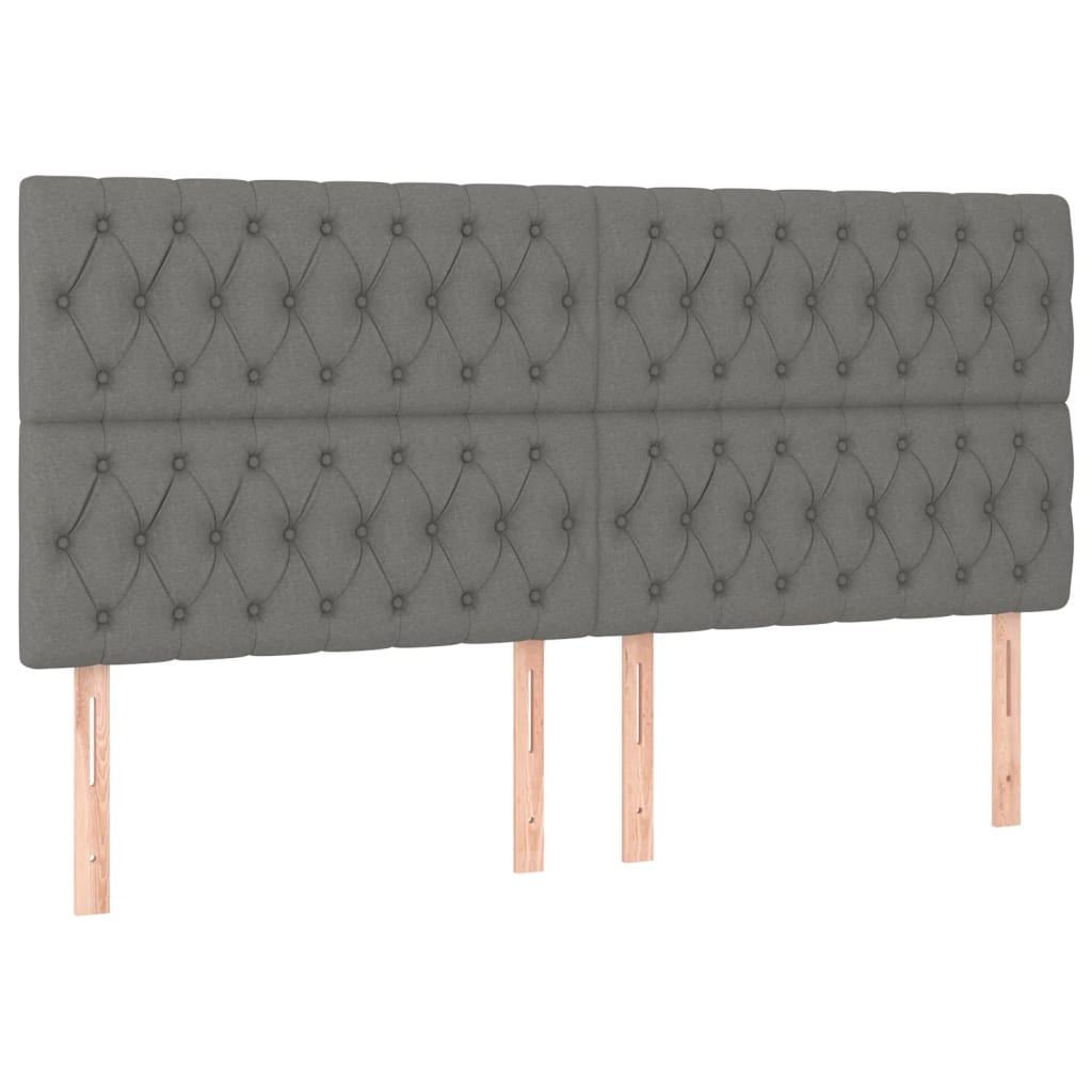 Boxspring met matras stof donkergrijs 180x200 cm is nu te koop bij PeponiXL, paradijselijk wonen!