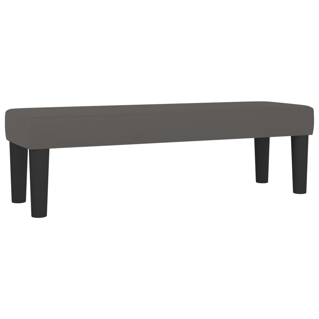 Boxspring met matras kunstleer grijs 160x200 cm is nu te koop bij PeponiXL, paradijselijk wonen!