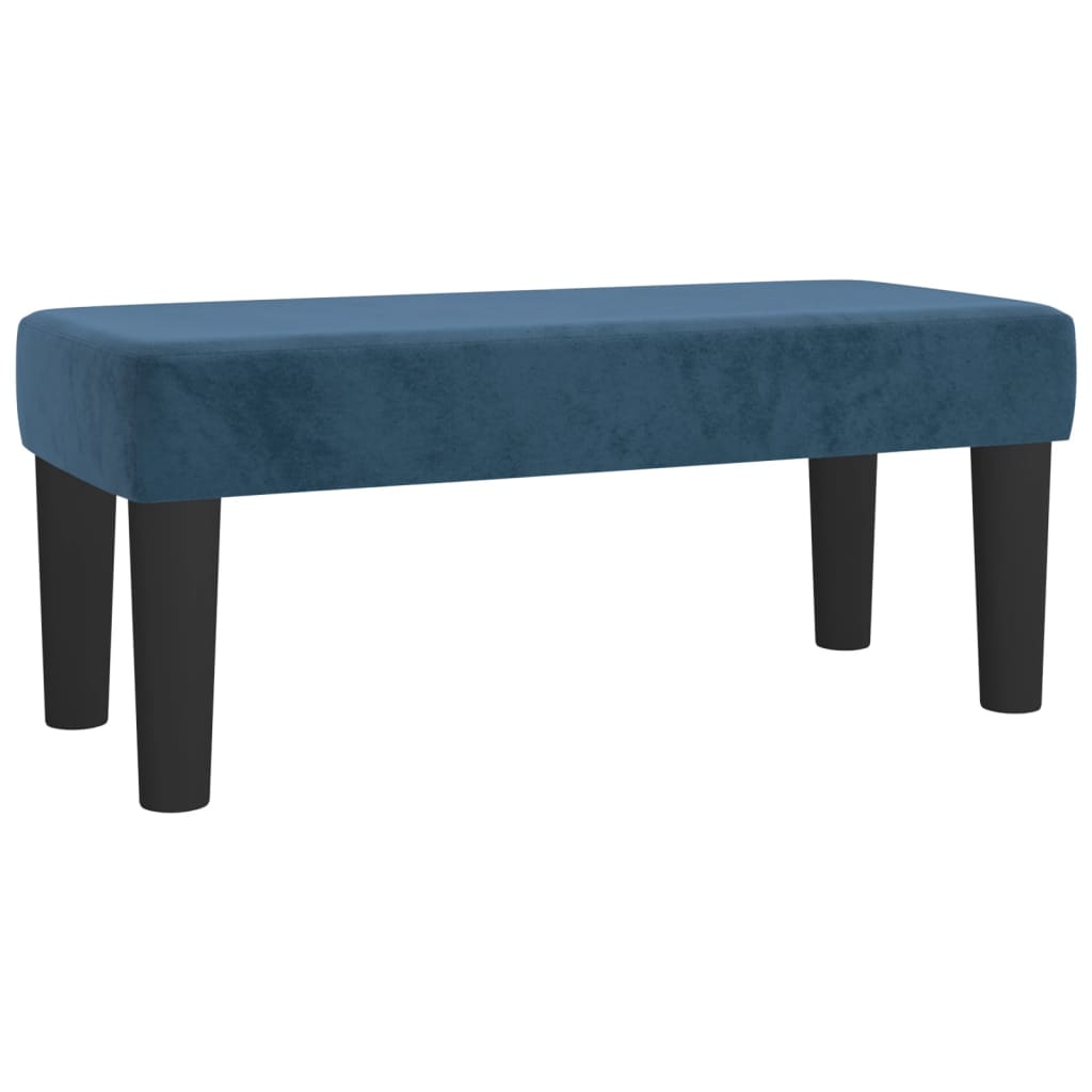 Boxspring met matras fluweel donkerblauw 80x200 cm is nu te koop bij PeponiXL, paradijselijk wonen!