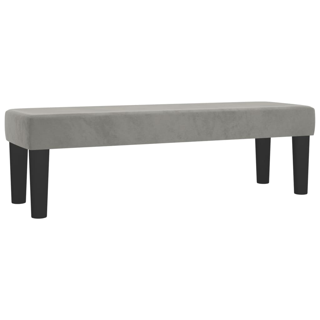 Boxspring met matras fluweel lichtgrijs 200x200 cm is nu te koop bij PeponiXL, paradijselijk wonen!