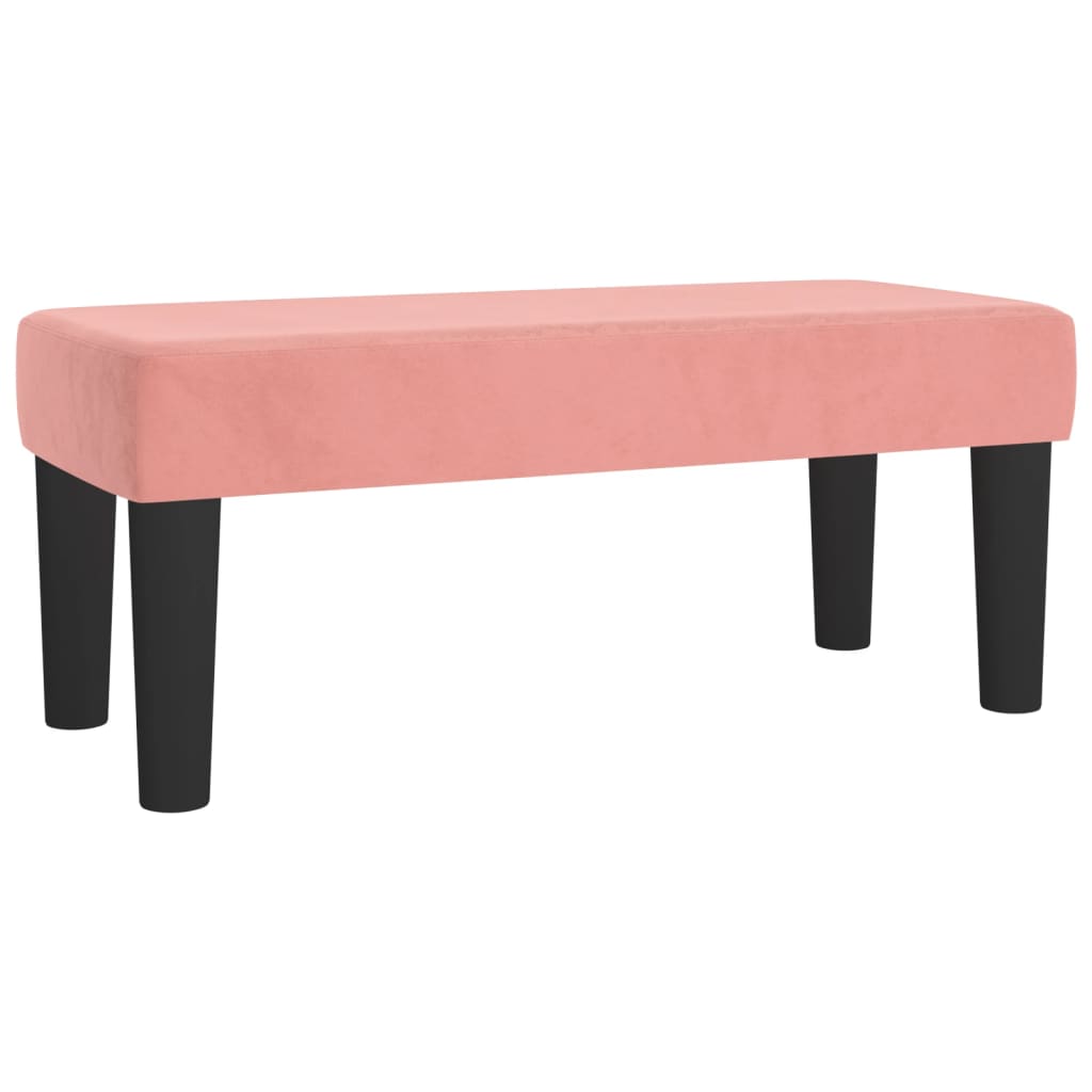 Boxspring met matras fluweel roze 120x200 cm is nu te koop bij PeponiXL, paradijselijk wonen!