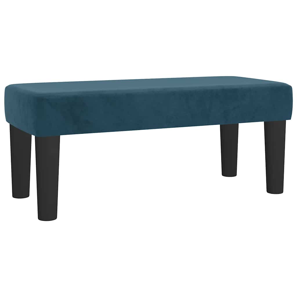 Boxspring met matras fluweel donkerblauw 90x190 cm is nu te koop bij PeponiXL, paradijselijk wonen!