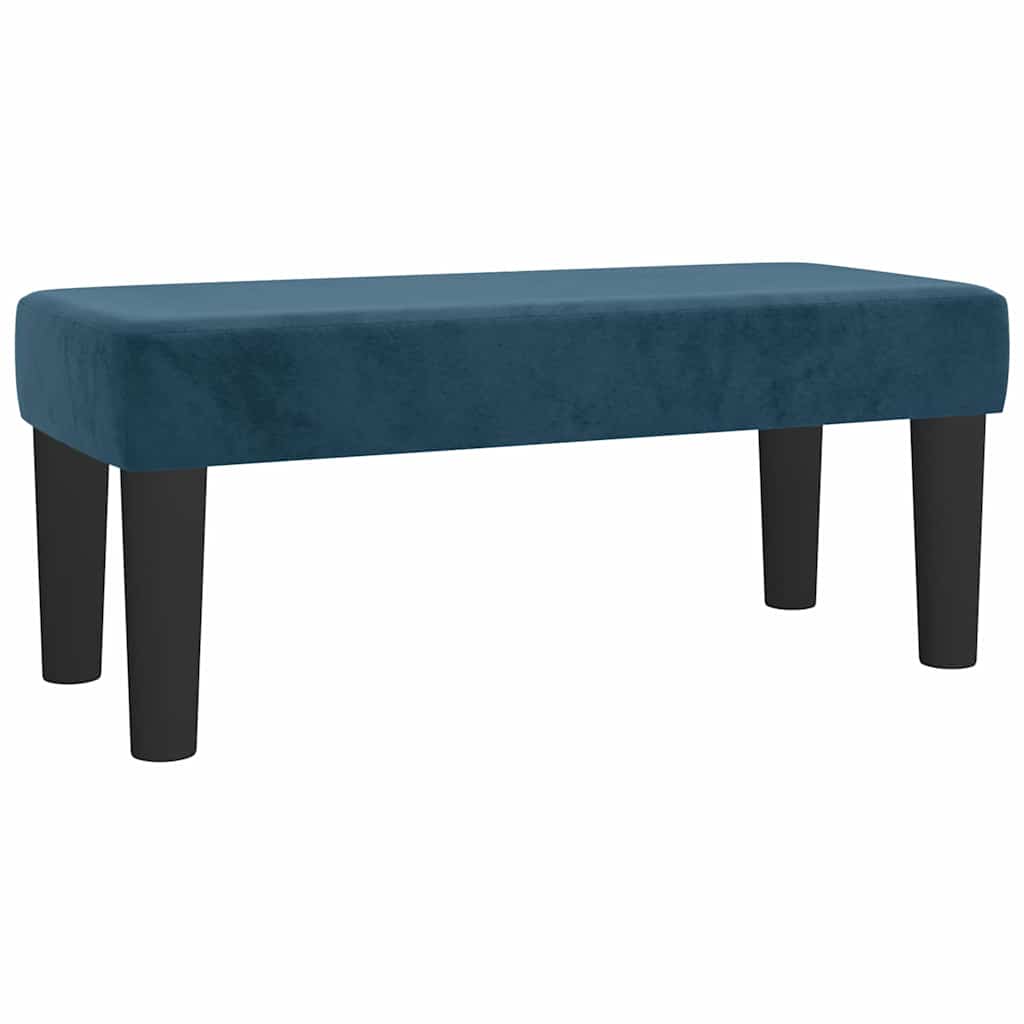Boxspring met matras fluweel donkerblauw 90x200 cm is nu te koop bij PeponiXL, paradijselijk wonen!