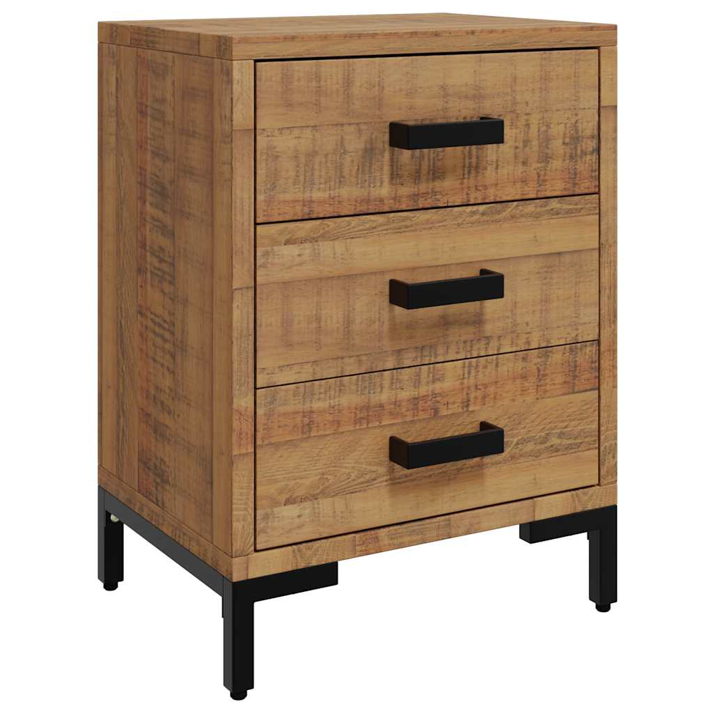 Nachtkastjes 2 st 40x30x55 cm massief grenenhout is nu te koop bij PeponiXL, paradijselijk wonen!