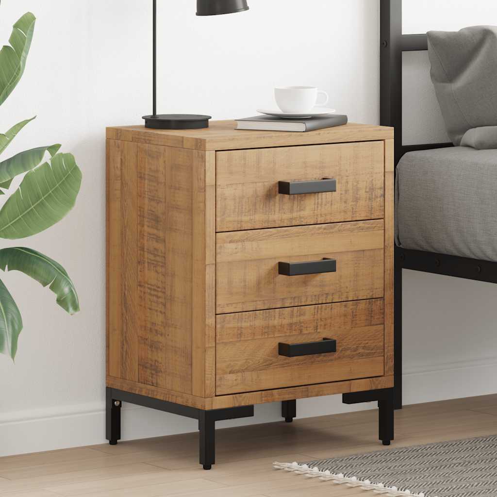 Nachtkastjes 2 st 40x30x55 cm massief grenenhout is nu te koop bij PeponiXL, paradijselijk wonen!