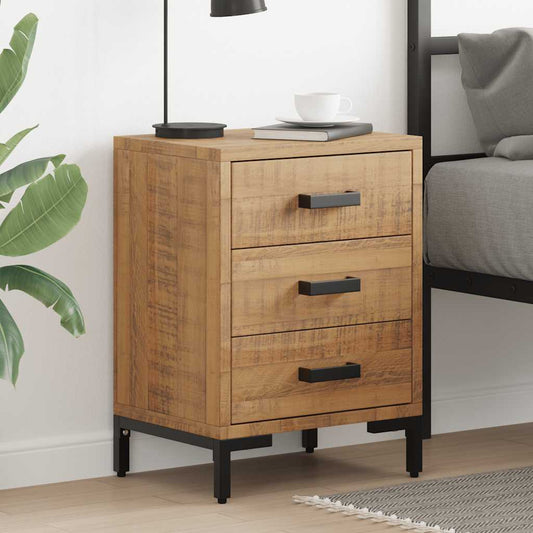 Nachtkastjes 2 st 40x30x55 cm massief grenenhout is nu te koop bij PeponiXL, paradijselijk wonen!