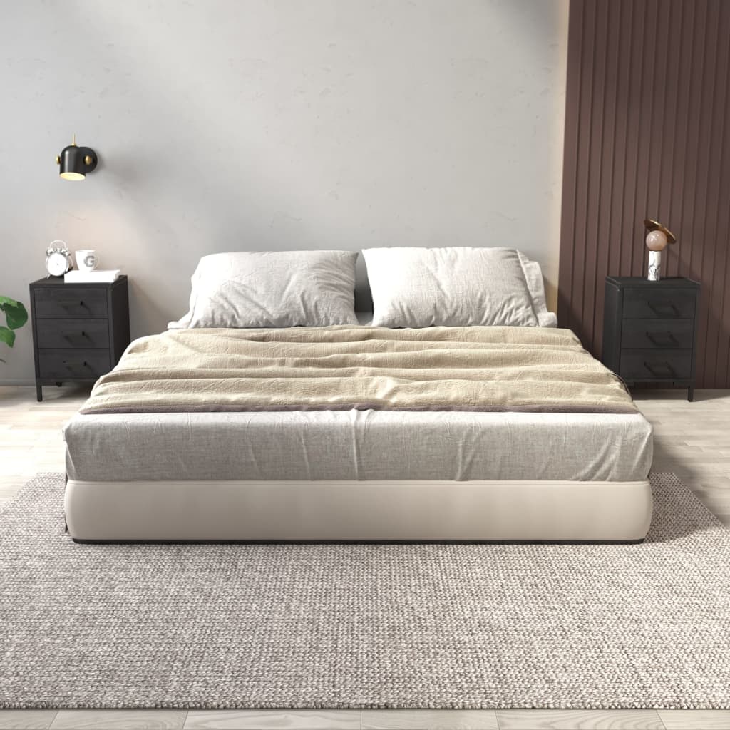 Nachtkastjes 2 st 40x30x55 cm massief grenenhout zwart is nu te koop bij PeponiXL, paradijselijk wonen!