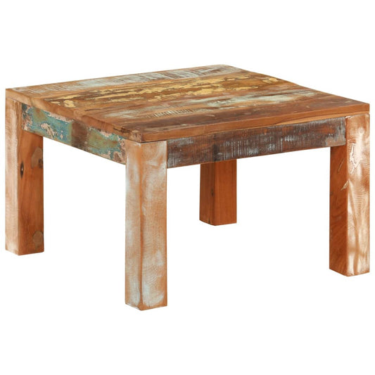 Salontafel 55x55x35 cm massief gerecycled hout is nu te koop bij PeponiXL, paradijselijk wonen!