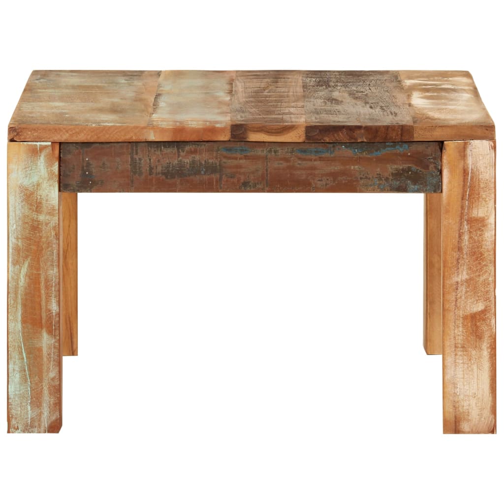 Salontafel 55x55x35 cm massief gerecycled hout is nu te koop bij PeponiXL, paradijselijk wonen!